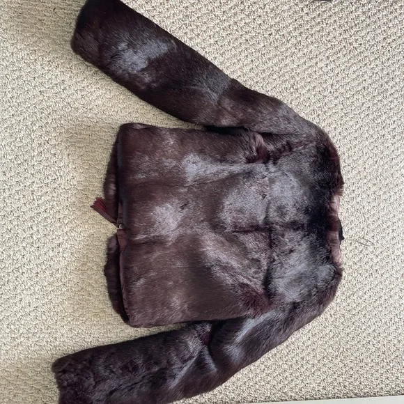 Hugo Boss real rabbit fur winter jacket, size S
